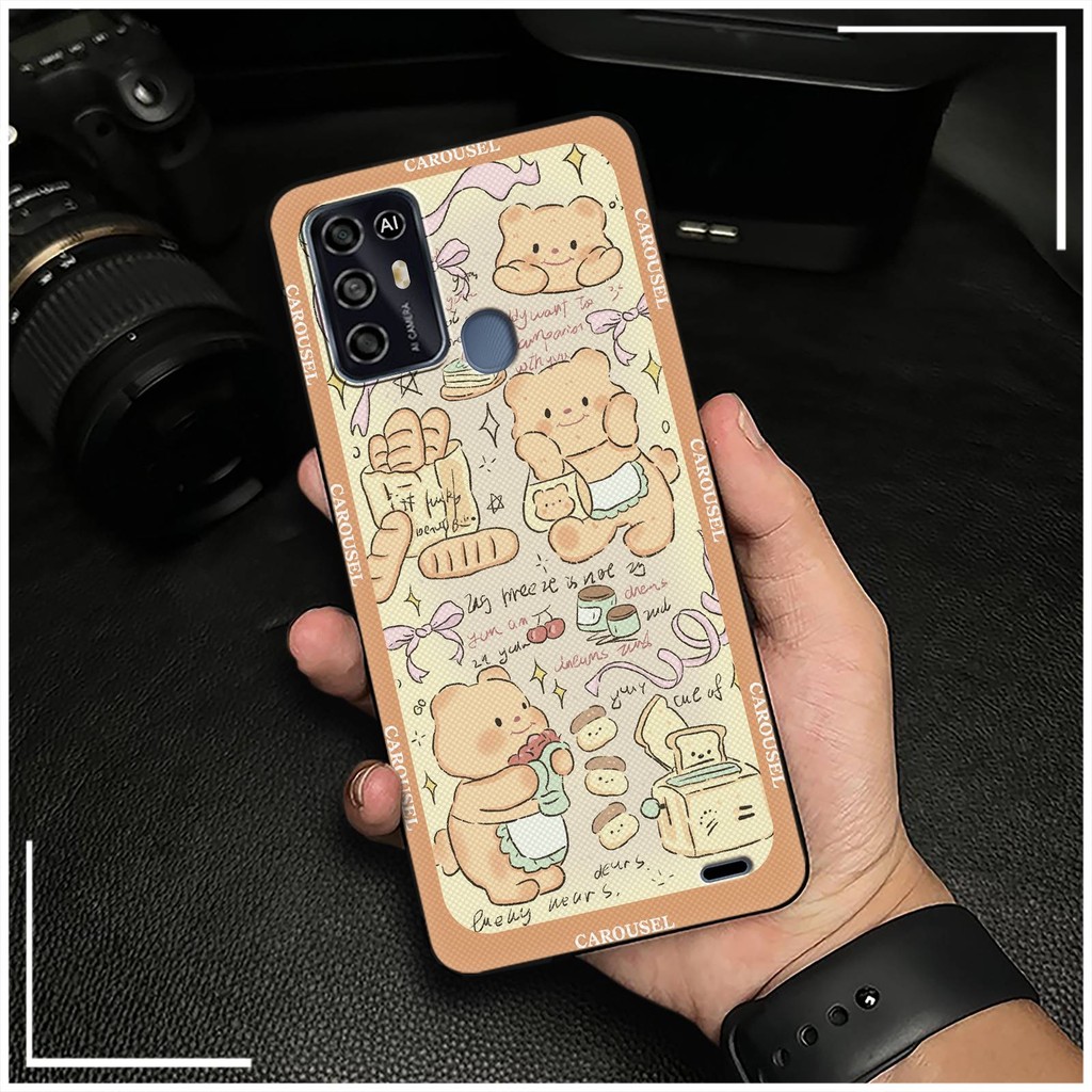 Ốp Điện Thoại Chống Va Đập Bảo Vệ Cho ZTE Blade A52 Ốp Lưng Bền Đẹp Vỏ Mềm TPU Chống Bụi Thiết Kế Thời Trang Chống Thấm Nước Chống Bụi Dễ Thương Silicon Graffiti Túi Điện Thoại Chống Sốc