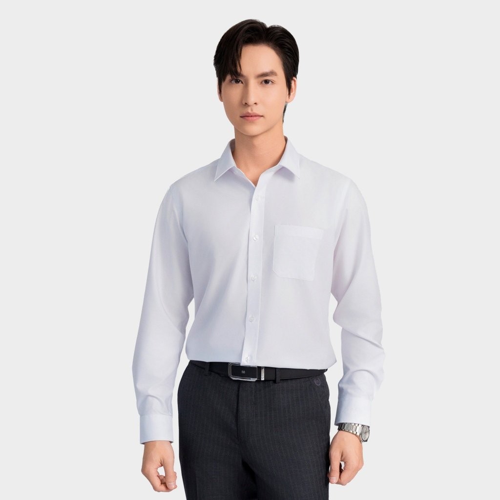 Áo Sơ Mi Nam Insidemen Dài Tay Dáng Suông Regular Fit ILS0040S1