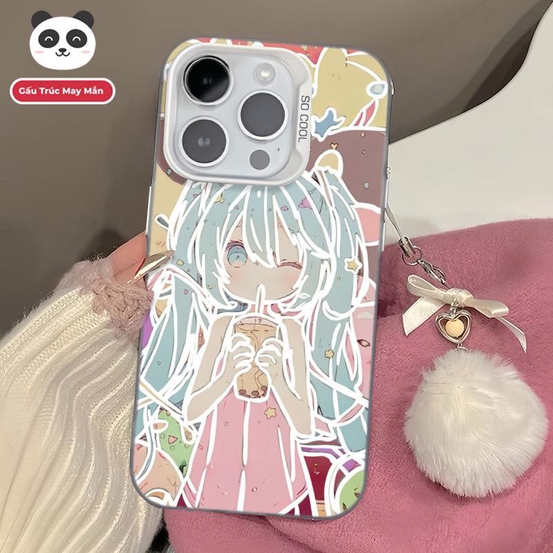 Ốp lưng iPhone hình Hatsune Miku công nghệ IMD chống trầy xước | Tương thích iPhone 16/15/14/13/12/11 Pro Max/XR/XS Max
