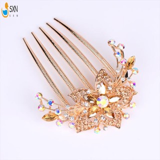 Lược Tóc Phong Cách Hàn Quốc Mũ Đội Đầu Lấp Lánh Với Kim Cương Giả Nhiều Màu Sắc Cho Phù Dâu Cưới Hẹn Hò Mua Sắm