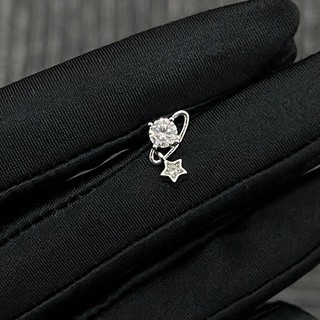 Bong Titan Hành Tinh Chữ Thập Nữ Bông Tai Khuyên Tai Xoắn Không Gây Dị Ứng Y Tế Thép Titan Chữ Thập Zircon Hành Tinh Mặt Bông Tai