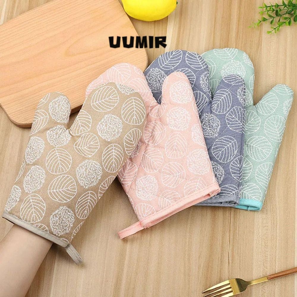 Găng tay lò nướng UUMIR, Găng tay lò vi sóng dày chống bỏng, Dụng cụ nhà bếp chịu nhiệt di động