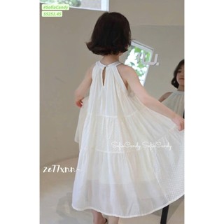 10-37kg (hàng thiết kế) váy cổ yếm dáng A Sofia