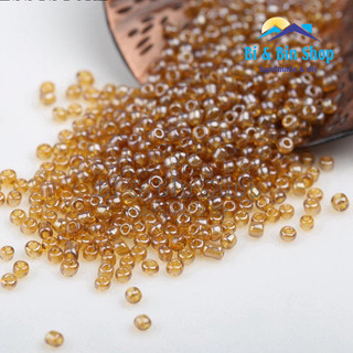 45g Hạt Cườm 3mm Màu Bóng Đính Kết Trang Phục, Làm Trang Sức Handmade
