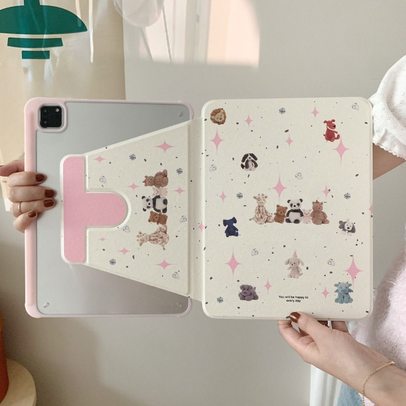 Ốp Lưng Máy Tính Bảng Cho Samsung Galaxy Tab A9 Plus S7plus / S8plus S9 FE + S10ULTRA Tab A7 lite S9plus / s10plus 12.4inch Tab S6 lite 10.4inch Xoay Được Phong Cách Sách Có Giá Đỡ Bút Chì