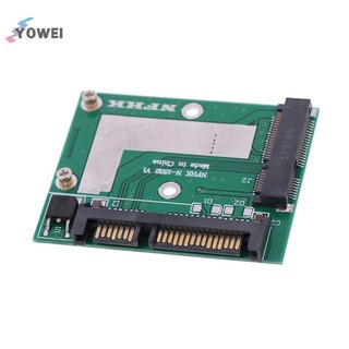 YOWEI mSATA SSD sang 2.5 '' SATA 6.0gps chuyển đổi thẻ mô-đun bảng pcie ssd VN