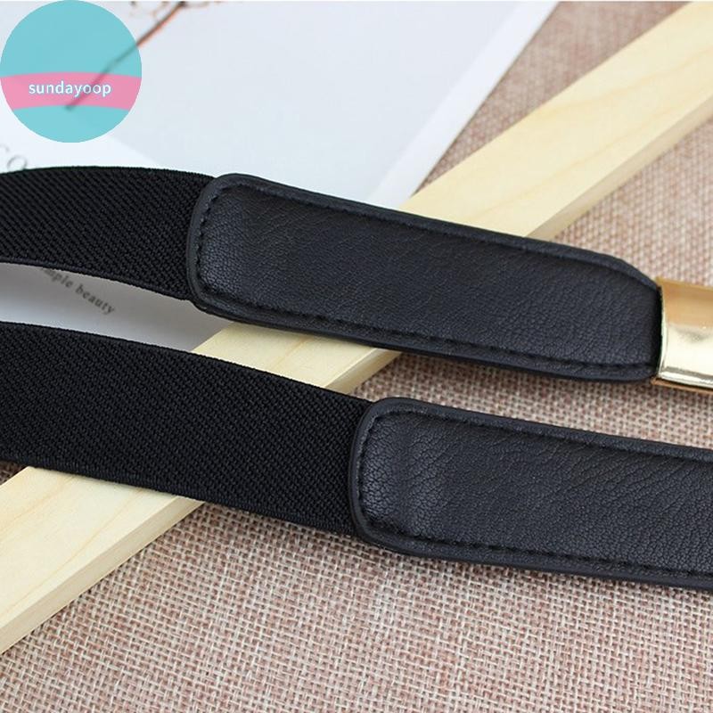 Thắt lưng nữ thun Sund mỏng thời trang, có khóa kim loại - Việt Nam