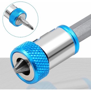 Vòng từ tính đầu tuốc nơ vít nâng cấp 2026 Vít nam châm đa năng 6 35 mm có thể tháo rời cho tuốc nơ vít lục giác và Bit nguồn Bit vòng vít từ tính bằng kim loại hợp kim an toàn dễ sử dụng