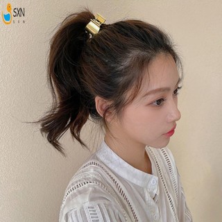Kim Loại Móng Vuốt Tóc Hàm Kẹp Đuôi Ngựa Giá Đỡ Màu Cá Mập Kẹp Cho Mỏng Dày Dài Tóc Ngắn