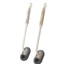 Cây cọ toalet bồn cầu đầu tròn lông nhiều làm sạch tốt màu nâu xám 44x9cm