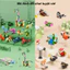Bộ Đồ Chơi Lắp Ghép Thế Giới Khủng Long, Các khối xây dựng câu đố lego，Mô Hình Lắp Ráp Động Vật Khủng Long