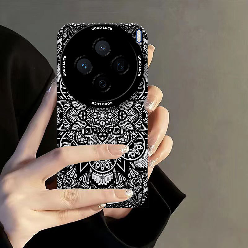 Ốp lưng điện thoại Vivo X200 tương thích, màu mờ, mắt thiên thần, gel mềm X200 Pro Mini, chống sốc, đơn giản