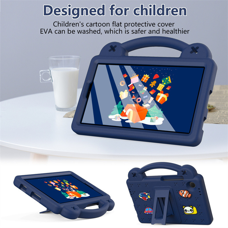 Ốp Lưng Dành Cho Samsung Tab A9 8.7inch SM-X110 SM-X115 2023 Vỏ Chất Liệu Bọt EVA Máy Tính Bảng Trẻ Em An Toàn Trẻ Em Chống Sốc Bảo Vệ Đứng Vỏ