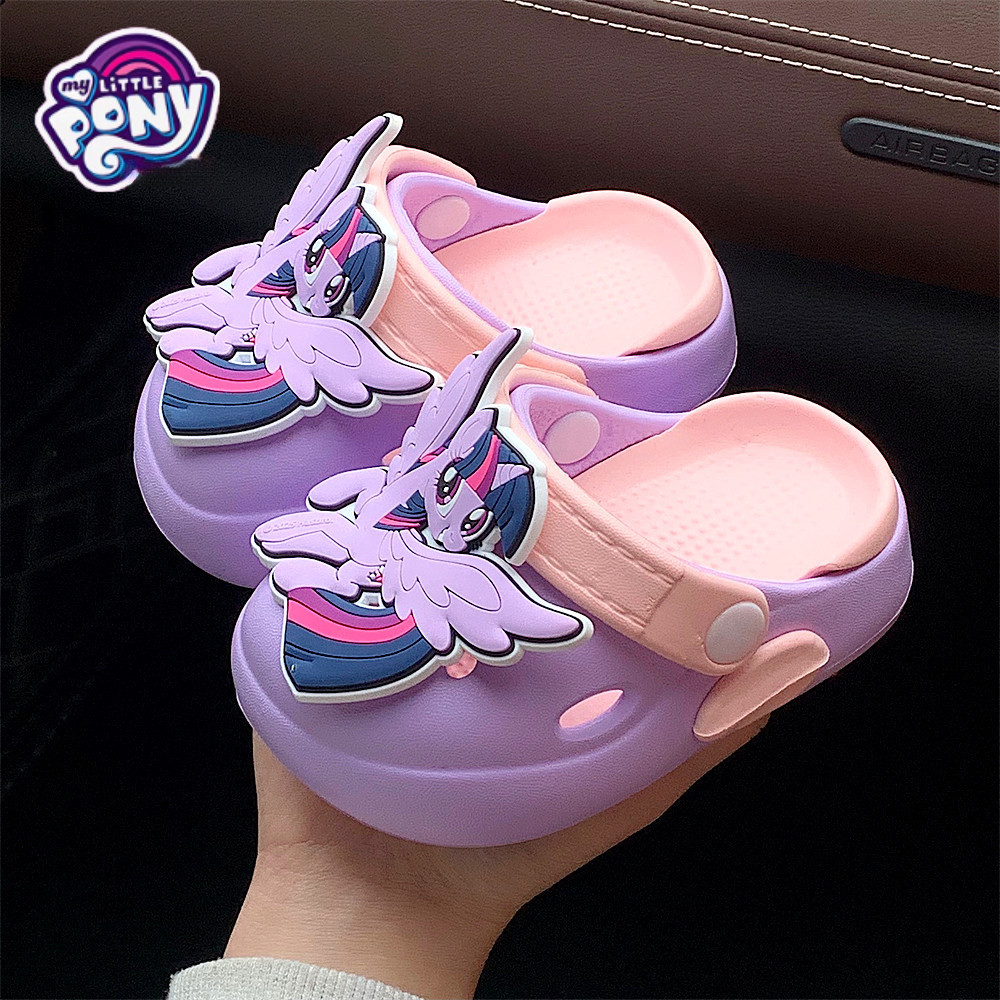 XIXITIAO Chính Hãng My Little Pony Dép Dép Trẻ Em Bé Gái Đi Biển Mùa Hè Dép Thoải Mái