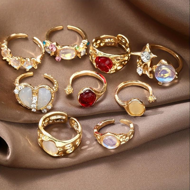Women's Gemstone Ring by Enacolor Jewellery Accessories