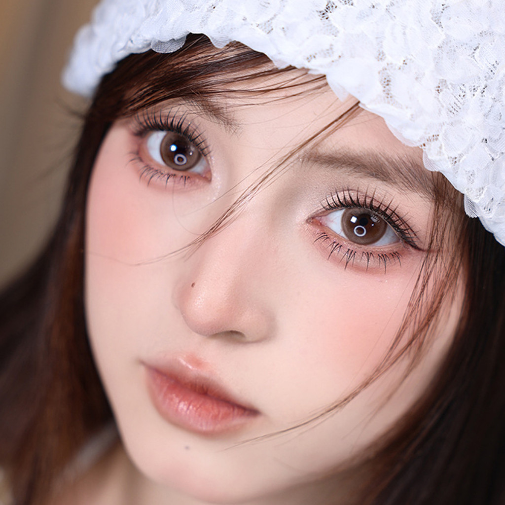 Lông mi giả dài màu đen lấp lánh Cụm lông mi mở rộng uốn cong từ sáng đến đêm
