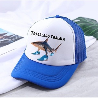 Ý Brainrot in mũ bóng chày thoáng khí mũ chống nắng lưới polyester mũ xe tải có thể điều chỉnh DIY logo mũ bóng chày quà tặng
