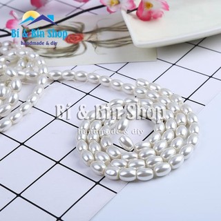 Hạt Trai Chuỗi Ngọc Nhân Tạo Hình Lu Thống Làm Dây Chuyền, Vòng Tay, Trang Sức Handmade