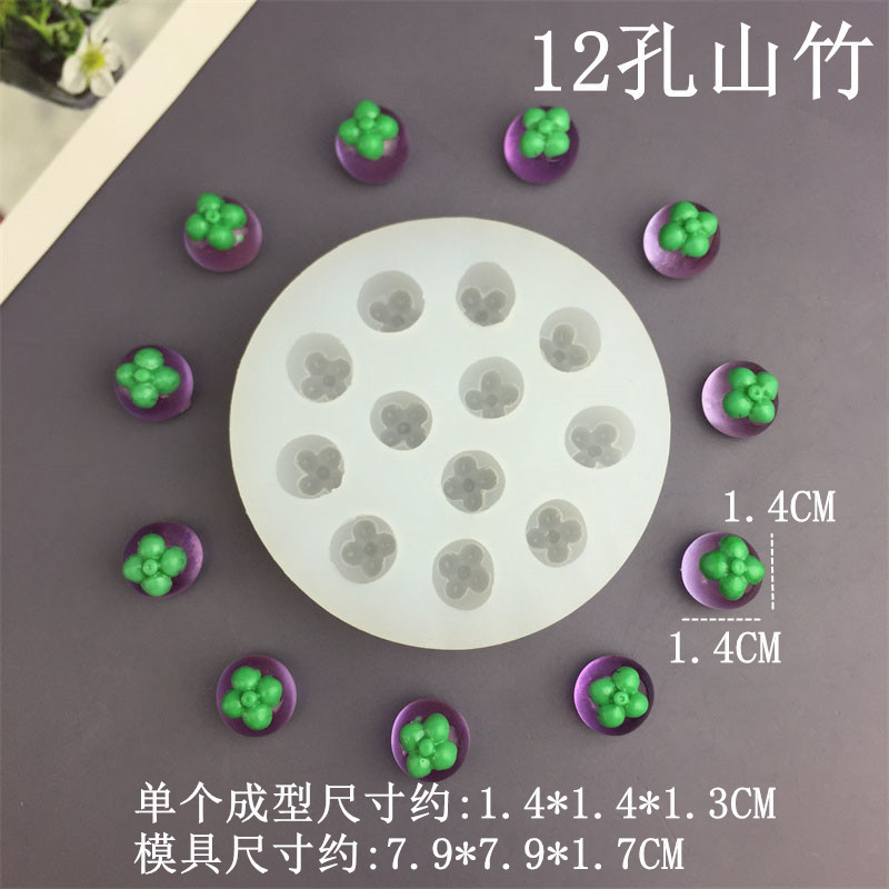 Mini Trái Cây Đào Kumquat Xoài Anh Đào Xanh Nho Lựu Nhựa Thực Phẩm Chơi Khuôn Silicon Kẹo Mềm Bánh Quy Sô Cô La Fondant Bánh Trang Trí Khuôn
