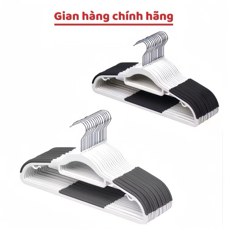 [COMBO30] MÓC TREO QUẦN ÁO CHỐNG TRƯỢT , móc xoay 360 , dẽo dai , bền bỉ , giữ form quần áo-BB