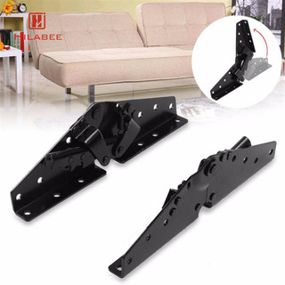 Bản lề cơ chế giường Sofa 2 miếng - 3 vị trí Góc có thể điều chỉnh màu đen