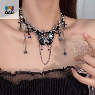 Pufangstar Thời Trang Sel Vòng Cổ Ngọt Ngào Thoáng Mát Gia Vị Cô Gái Tính Khí Phóng Đại Ánh Sáng Thiết Kế Sang Trọng Da Xương Đòn Dây Chuyền Quà Tặng