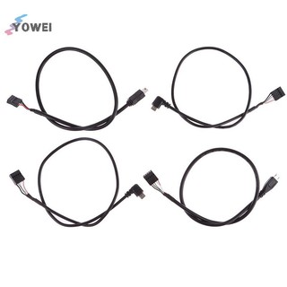 Bo mạch chủ máy tính YOWEI PC 9P sang Micro USB sang 2.54mm 5Pin USB sang Micro USB Dây dữ liệu Lá nhôm + Cáp lưới dệt VN