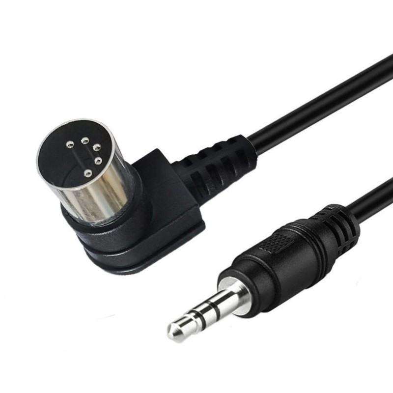 Fol 3 5mm đến 5 Pin DIN Nam Cáp 5Pin Din Nam đến 3 Cáp âm thanh nổi 5mm