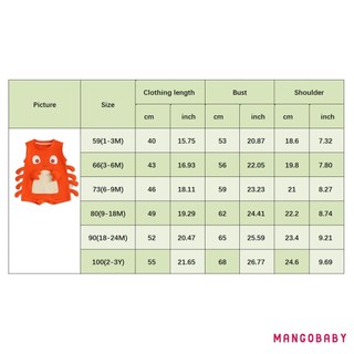 MG-Baby Jumpsuit Không Tay Cổ Tôm Hùm Áo Liền Quần Mùa Hè Cho Bé Gái Bé Trai