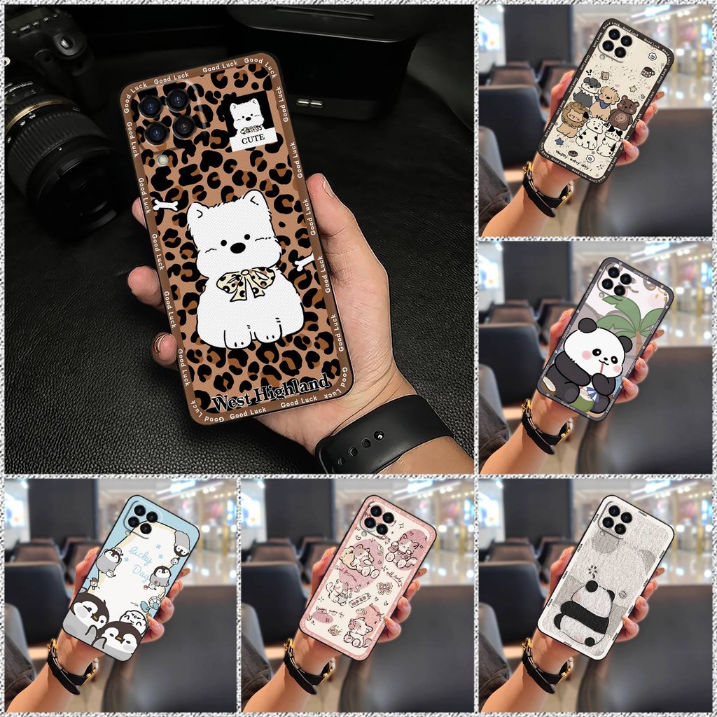 Ốp Điện Thoại Hoạt Hình TPU Cho Samsung Galaxy M33 5G Global / SM-M336B / DS / Jump2 Ốp Lưng Bảo Vệ Động Vật Chống Bụi Bẩn Dễ Thương Thiết Kế Thời Trang Túi Điện Thoại Chống Thấm Nước Chống Va Đập Bền