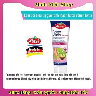 Kem Bôi  giãn tĩnh mạch Abtei Venen Aktiv 125ML của Đức - Date mới Đủ Bill
