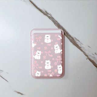 3 Chiếc Hoa Hồng Họa Tiết Chó Con Ví Dành Cho Samsung s25 s25plus ultra Case Girly S23 S23Plus s23fe s24 s24plus s24ultra Ví Ốp điện thoại