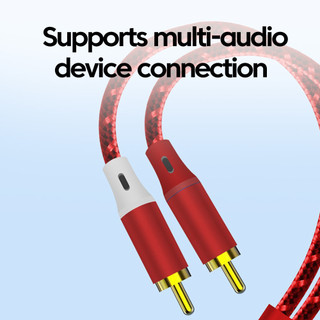 Cáp âm thanh Elough USB C sang RCA Loại C sang 2RCA Nam Jack Y Splitter Dây âm thanh nổi
