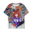 YB1 Umamusume Lọ Lem Màu Xám Oguri Cap Belno Light Full Graphic Áo Thun Mùa Hè Anime Tay Ngắn Top BY1