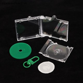 [Mới] Móc khóa hộp đựng CD Album trống NFC có nhãn dán NFC Máy nghe nhạc CD Móc khóa ngoại vi Hộp đựng chìa khóa Album kỷ niệm Hộp đựng chìa khóa Túi DIY.