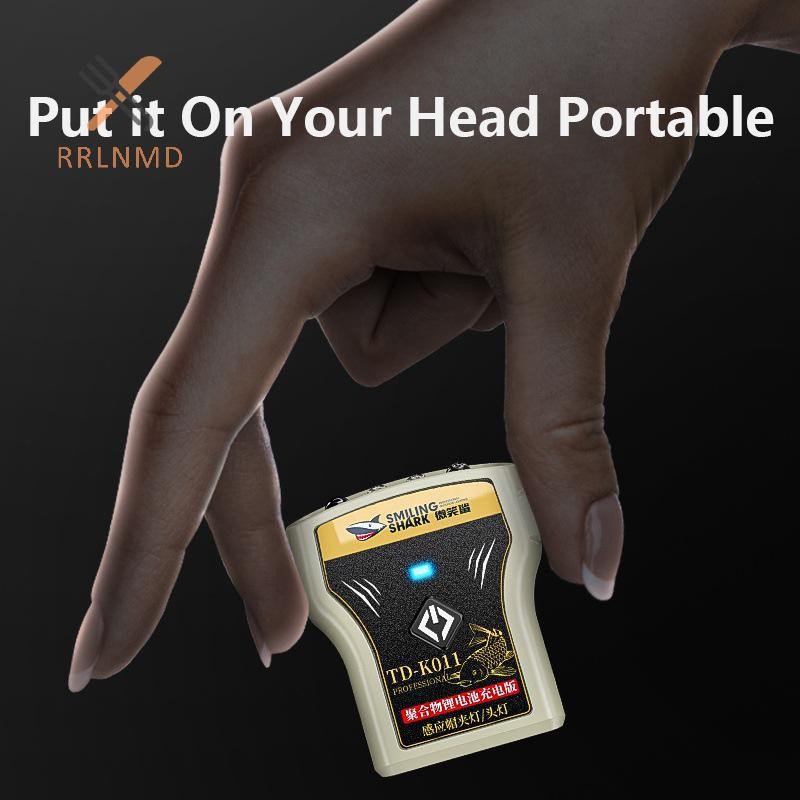 RRLNMD LED Mũ Kẹp Đèn Pha Đèn LED Làm Việc Đèn IPX4 Chống Nước Mini Mũ Đèn Pha Hiển Thị Nguồn Cho Cắm Trại Ngoài Trời Câu Cá MỚI