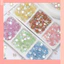 Hoa mạ tưởng tượng Acrylic Mắt mèo Handmade Hạt lỗ thẳng Hàng có sẵn