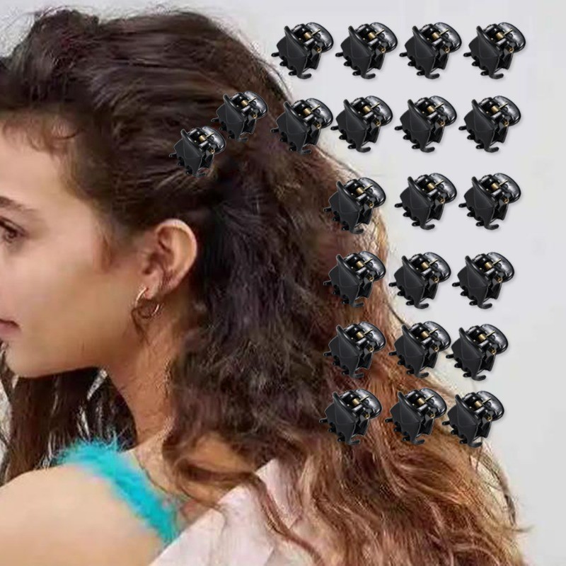 Mini Ngọt Ngào Thời Trang Kẹp Tóc Để Sử Dụng Hàng Ngày Hẹn Hò Tạo Kiểu Tóc Đen Trắng Nâu Tùy Chọn