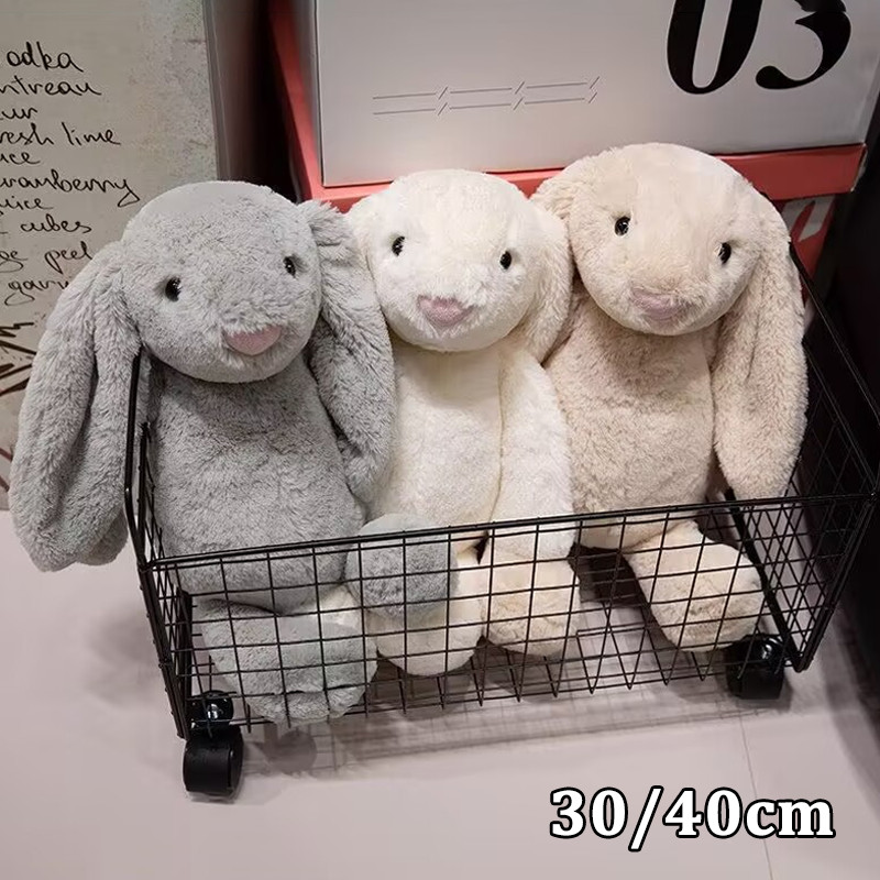 GẤU BÔNG Thỏ 30/40cm, thỏ sang trọng, Thú Nhồi Bông Thỏ Bunny Tai Dài Hoạt Hình Dễ Thương