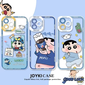 Ốp Điện Thoại Cho infinix TECNO SPARK 10 PRO 10C itel A70 S23 POVA 4 5 6 PRO hot 30 Play 20S 10S Note 30VIP CAMON 20 Vỏ Điện Thoại Di Động Anime Dễ Thương Phim Hoạt Hình Bút Chì shin-chan Họ