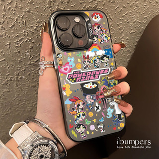 ibumpers Ốp Điện Thoại iPhone Hợp Thời Trang Hoạt Hình Cắt Dán Họa Tiết Cho IPhone 16 15 14 12 13 11 Pro Max IP 7 8 Plus X XS XR Ốp Lưng IMD Cứng Và Nhẵn