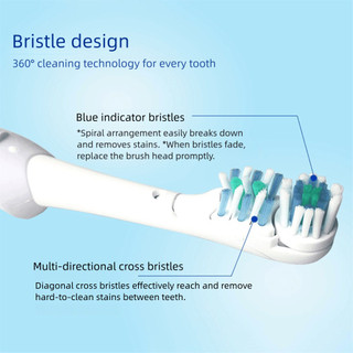4 Đầu Bàn Chải Thay Thế Cho Bàn Chải Đánh Răng Oral-B-CrossAction Chuyên Nghiệp Cho Dual Cross-Action Sạch Kèm Dành Cho Người Lớn