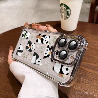 Ốp điện thoại Panda Bamboo cho Infinix Hot Smart 9 8 8Pro Tecno Spark GO 1 2024 50i 40i 40 30i 30 20 20C 10S 9 7 5 Note 40 30 ITEL A70 P55 NFC Plus Pro