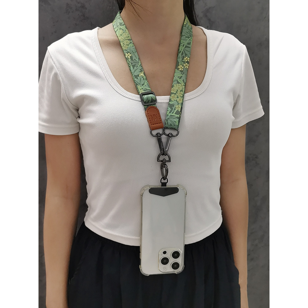 Dây treo cổ điện thoại Little Dog - Dày - Dây buộc điện thoại chống mất kèm thẻ phụ trợ - Có thể tháo rời - Dây buộc điện thoại du lịch ngoài trời