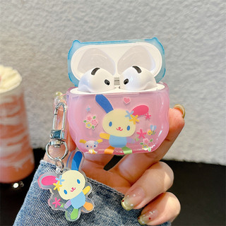 Thỏ hoa + Mặt dây chuyền cho Airpod 1 / 2 3 Pro Pro2 pro3 Airpod4 ❈ ❈ ❈ ❈ ❈ ❈ ❈ ❈ ❈ ❈ AirPods Pro i3 i4 pro3 ❈ ❈ ❈ ❈ ❈ ❈