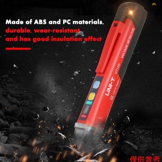 Máy kiểm tra điện áp AC không tiếp xúc cầm tay UNI-T Hình chữ V ~ Máy dò cảnh báo có báo động âm thanh và ánh sáng và đèn pin LED