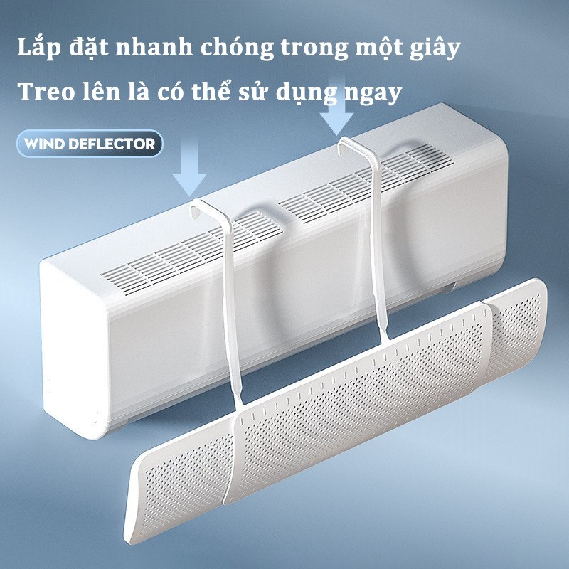 Tấm chắn gió điều hoà, Xoay 180° Kéo Dài Thu Gọn,Điều Chỉnh Kích Thước Tùy Ý, t Chống Gió Thổi Thẳng
