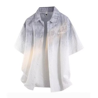 GKSSS Người Đàn Ông Của Áo Sơ Mi Ngắn Tay Áo Thời Trang Hàn Quốc Phong Cách Lỏng Thường Mỏng Hợp Thời Trang Thương Hiệu Thiếu Niên