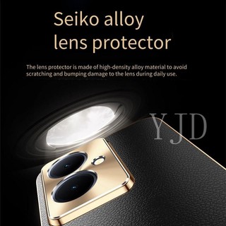 Ốp Lưng Cho Vivo Y77 Da Chính Hãng Cao Cấp TPU Chống Rơi Vỏ Điện Thoại