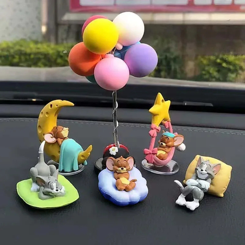 Tom Và Jerry Trang Trí Xe Hoạt Hình Dễ Thương Bảng Điều Khiển Phụ Kiện Nội Thất Thời Trang Cho Nữ